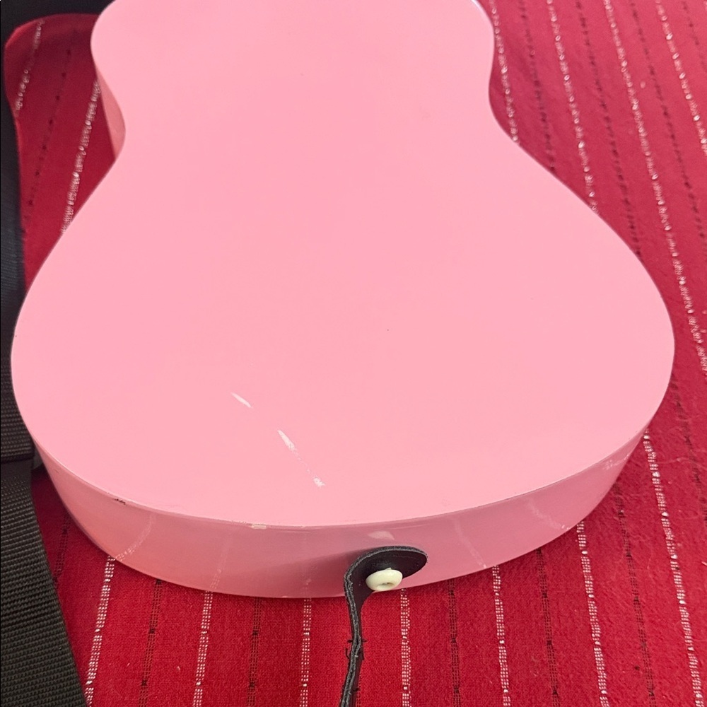 Robson Acoustic Guitar with strap 30” Junior Size Model ROB30 pink - Picture 12 of 14